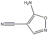 5-amino-1,2-oxazole-4-carbonitrile Struktur