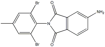 5-amino-2-(2,6-dibromo-4-methylphenyl)-2,3-dihydro-1H-isoindole-1,3-dione Struktur