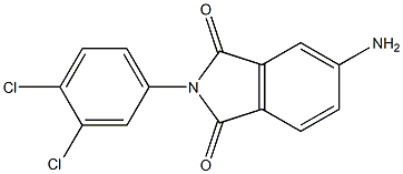 5-amino-2-(3,4-dichlorophenyl)-2,3-dihydro-1H-isoindole-1,3-dione Struktur