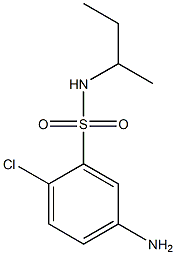 5-amino-N-(butan-2-yl)-2-chlorobenzene-1-sulfonamide Struktur