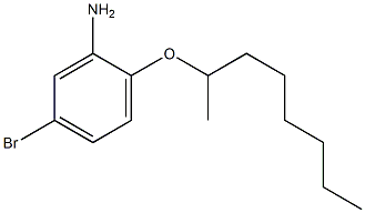 5-bromo-2-(octan-2-yloxy)aniline Struktur