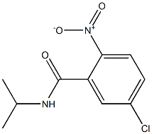 5-chloro-2-nitro-N-(propan-2-yl)benzamide Struktur