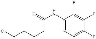 5-chloro-N-(2,3,4-trifluorophenyl)pentanamide Struktur