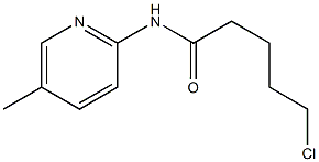 5-chloro-N-(5-methylpyridin-2-yl)pentanamide Struktur