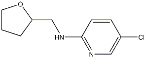 5-chloro-N-(oxolan-2-ylmethyl)pyridin-2-amine Struktur