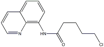 5-chloro-N-(quinolin-8-yl)pentanamide Struktur