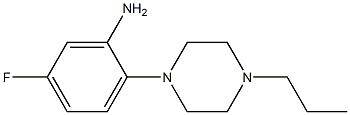 5-fluoro-2-(4-propylpiperazin-1-yl)aniline Struktur