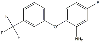 5-fluoro-2-[3-(trifluoromethyl)phenoxy]aniline Struktur