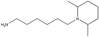 6-(2,6-dimethylpiperidin-1-yl)hexan-1-amine Struktur