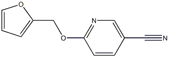 6-(2-furylmethoxy)nicotinonitrile Struktur