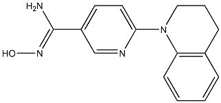 6-(3,4-dihydroquinolin-1(2H)-yl)-N'-hydroxypyridine-3-carboximidamide Struktur