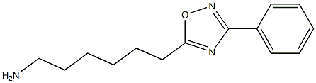 6-(3-phenyl-1,2,4-oxadiazol-5-yl)hexan-1-amine Struktur