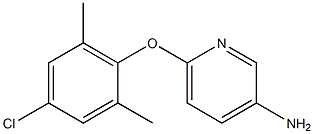 6-(4-chloro-2,6-dimethylphenoxy)pyridin-3-amine Struktur