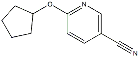 6-(cyclopentyloxy)nicotinonitrile Struktur