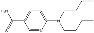 6-(dibutylamino)pyridine-3-carbothioamide Struktur