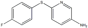 6-[(4-fluorophenyl)sulfanyl]pyridin-3-amine Struktur