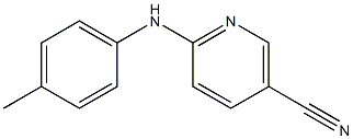 6-[(4-methylphenyl)amino]nicotinonitrile Struktur