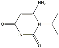 6-amino-1-(propan-2-yl)-1,2,3,4-tetrahydropyrimidine-2,4-dione Struktur