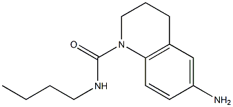 6-amino-N-butyl-1,2,3,4-tetrahydroquinoline-1-carboxamide Struktur