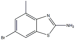 6-bromo-4-methyl-1,3-benzothiazol-2-amine Struktur