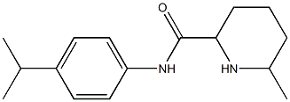 6-methyl-N-[4-(propan-2-yl)phenyl]piperidine-2-carboxamide Struktur