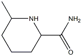 6-methylpiperidine-2-carboxamide Struktur