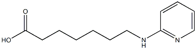 7-(pyridin-2-ylamino)heptanoic acid Struktur