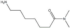7-amino-N,N-dimethylheptanamide Struktur