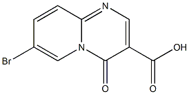 7-bromo-4-oxo-4H-pyrido[1,2-a]pyrimidine-3-carboxylic acid Struktur