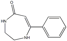 7-phenyl-2,3,4,5-tetrahydro-1H-1,4-diazepin-5-one Struktur