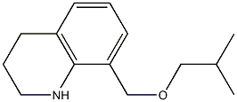 8-[(2-methylpropoxy)methyl]-1,2,3,4-tetrahydroquinoline Struktur