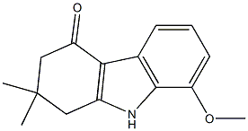 8-methoxy-2,2-dimethyl-2,3,4,9-tetrahydro-1H-carbazol-4-one Struktur