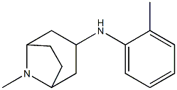 8-methyl-N-(2-methylphenyl)-8-azabicyclo[3.2.1]octan-3-amine Struktur