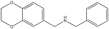 benzyl(2,3-dihydro-1,4-benzodioxin-6-ylmethyl)amine Struktur