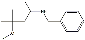 benzyl(4-methoxy-4-methylpentan-2-yl)amine Struktur