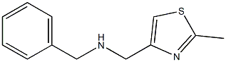 benzyl[(2-methyl-1,3-thiazol-4-yl)methyl]amine Struktur