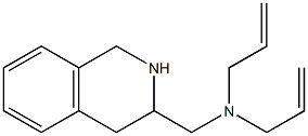 bis(prop-2-en-1-yl)(1,2,3,4-tetrahydroisoquinolin-3-ylmethyl)amine Struktur