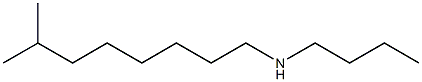 butyl(7-methyloctyl)amine Struktur