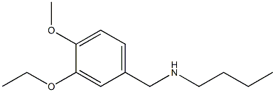 butyl[(3-ethoxy-4-methoxyphenyl)methyl]amine Struktur