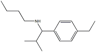 butyl[1-(4-ethylphenyl)-2-methylpropyl]amine Struktur