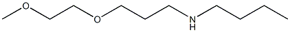 butyl[3-(2-methoxyethoxy)propyl]amine Struktur