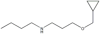 butyl[3-(cyclopropylmethoxy)propyl]amine Struktur