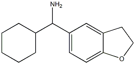 cyclohexyl(2,3-dihydro-1-benzofuran-5-yl)methanamine Struktur