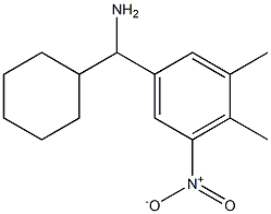 cyclohexyl(3,4-dimethyl-5-nitrophenyl)methanamine Struktur