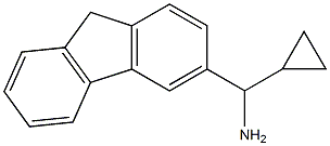 cyclopropyl(9H-fluoren-3-yl)methanamine Struktur