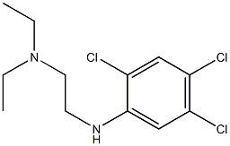 diethyl({2-[(2,4,5-trichlorophenyl)amino]ethyl})amine Struktur