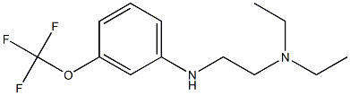 diethyl(2-{[3-(trifluoromethoxy)phenyl]amino}ethyl)amine Struktur