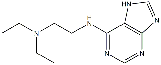 diethyl[2-(7H-purin-6-ylamino)ethyl]amine Struktur