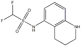 difluoro-N-(1,2,3,4-tetrahydroquinolin-5-yl)methanesulfonamide Struktur