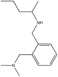 dimethyl({2-[(pentan-2-ylamino)methyl]phenyl}methyl)amine Struktur